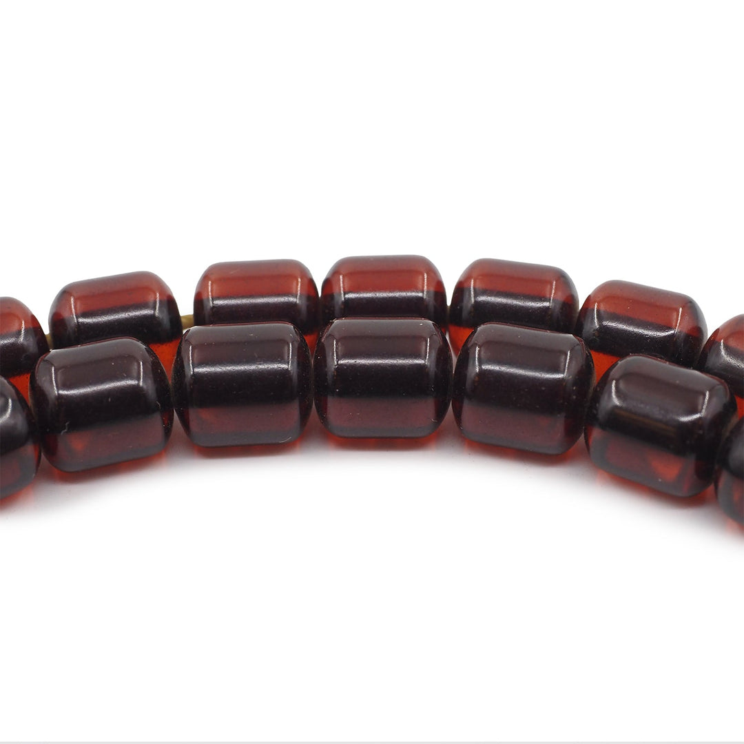 Pressed Amber Rod Material System Tasbeeh - WATD974