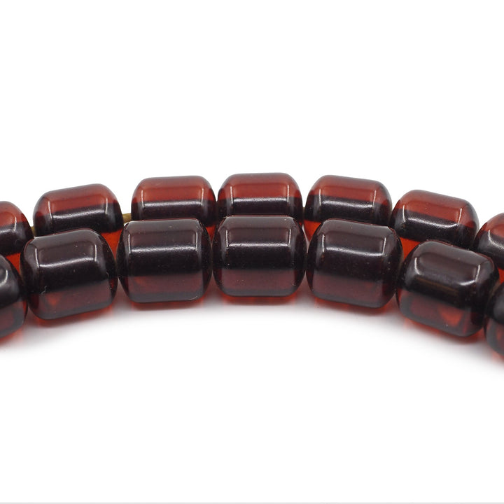 Pressed Amber Rod Material System Tasbeeh - WATD977