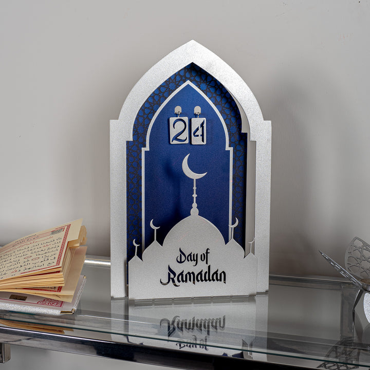 3D Day of Ramadan Metal Tabletop Decor - WAMH148