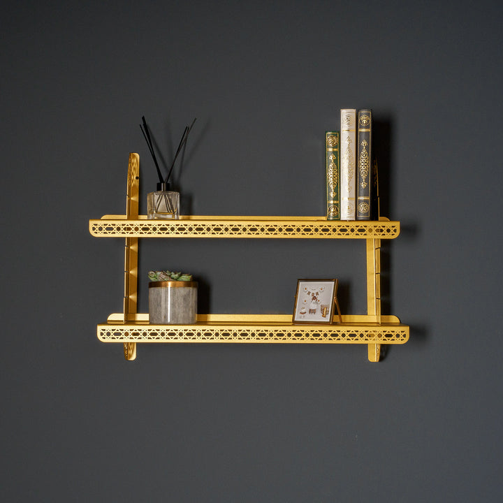 Kadem Adjustable Metal Islamic Wall Shelf - WAMH199