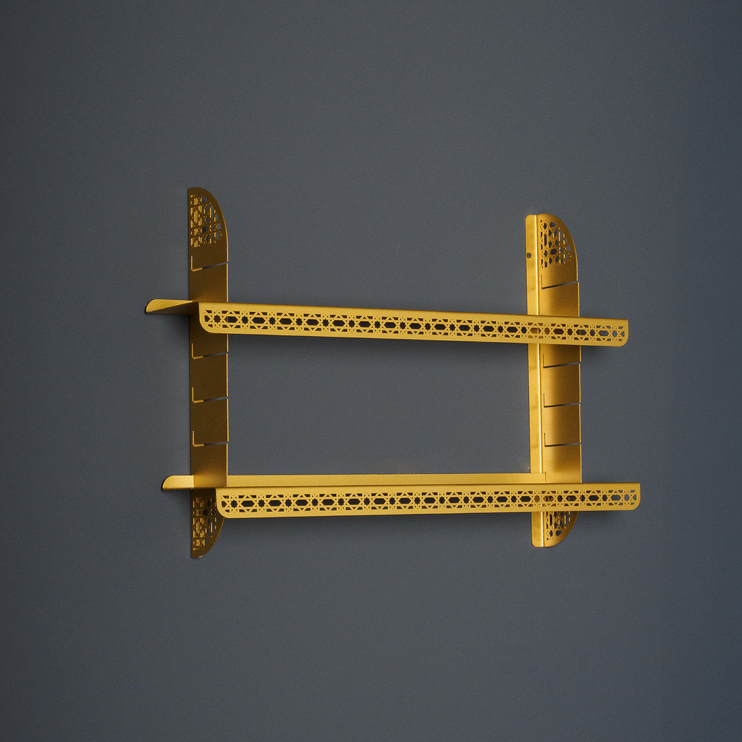 Kadem Adjustable Metal Islamic Wall Shelf - WAMH199