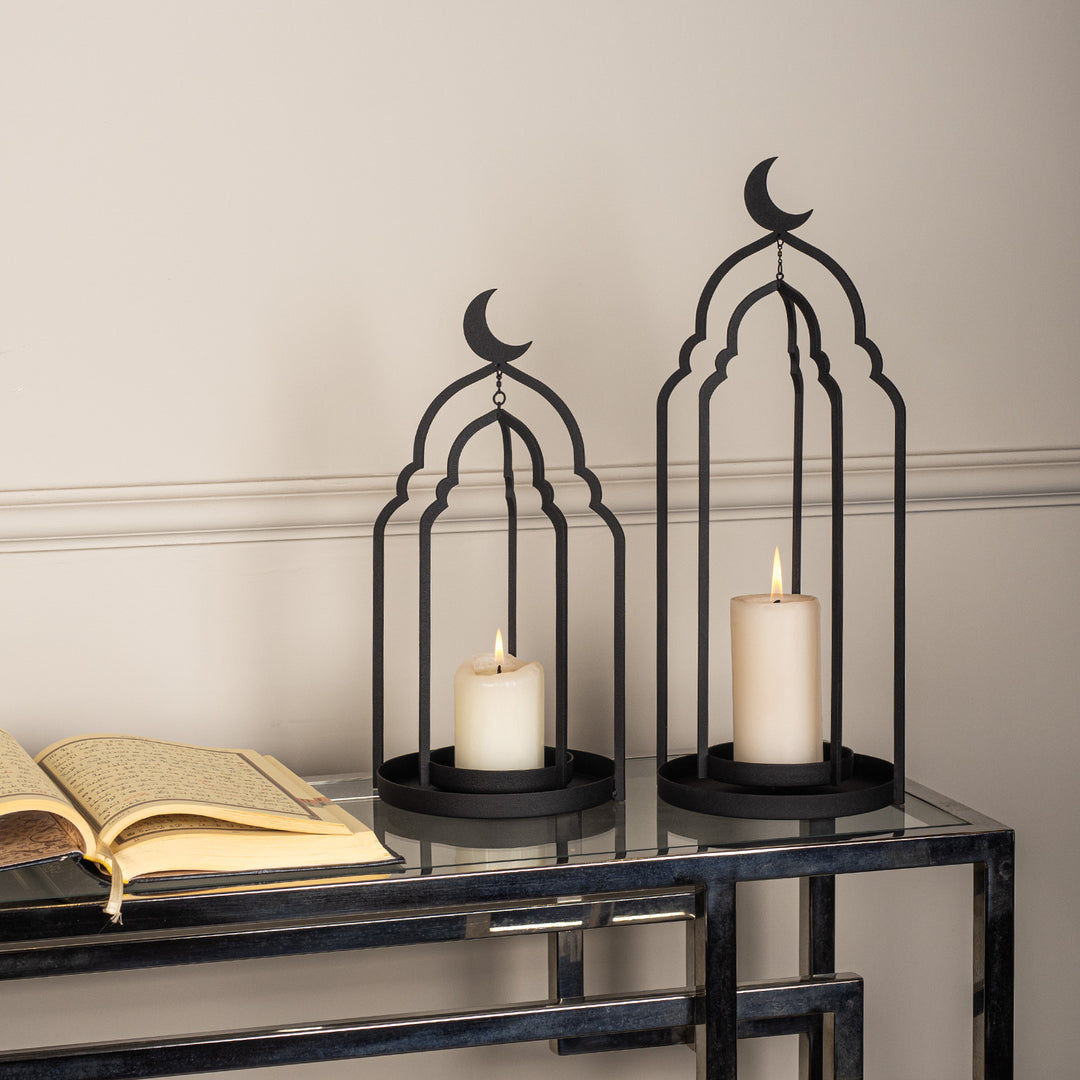 Metal Ramadan Candle Holder Set of 2 - WAMH145