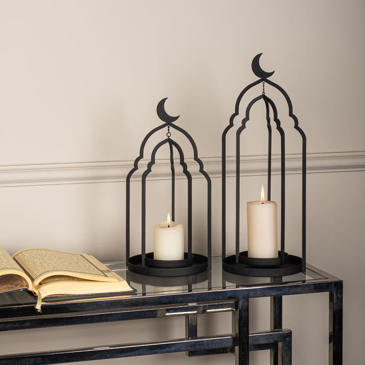 Metal Ramadan Candle Holder Set of 2 - WAMH145