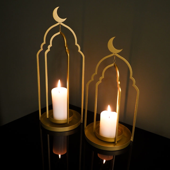 Metal Ramadan Candle Holder Set of 2 - WAMH145