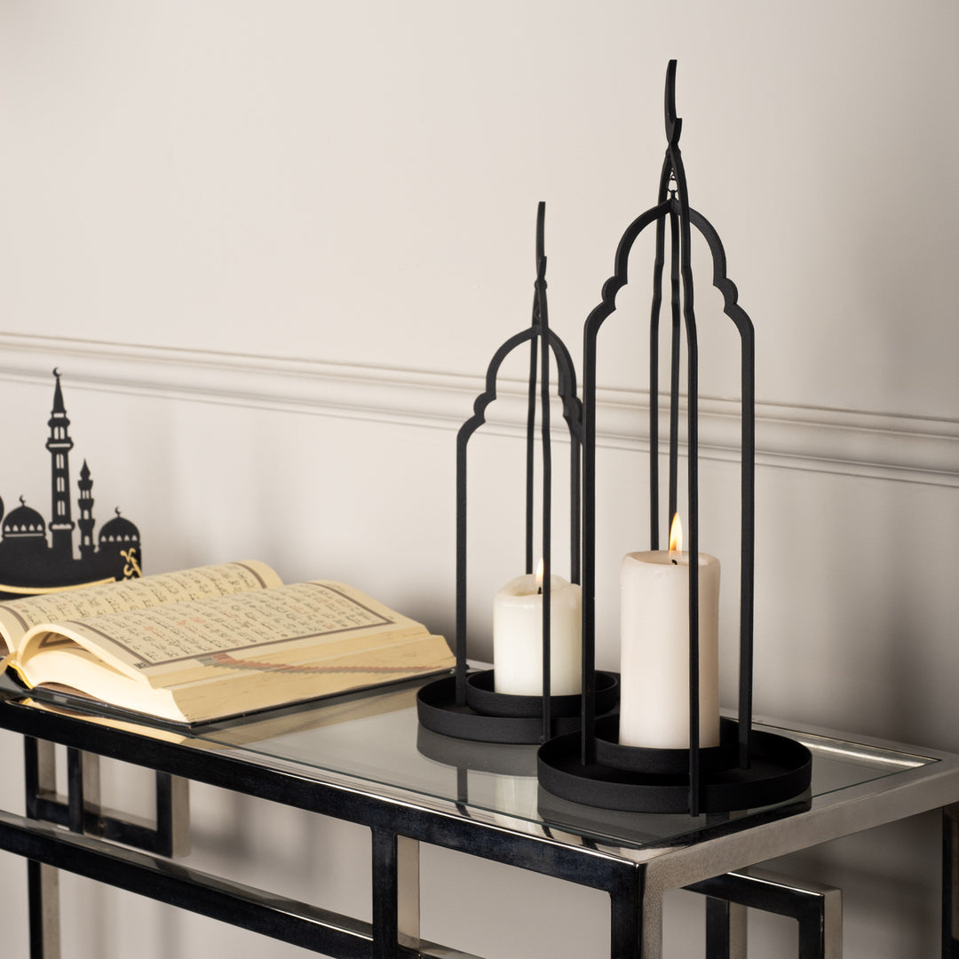 Metal Ramadan Candle Holder Set of 2 - WAMH145
