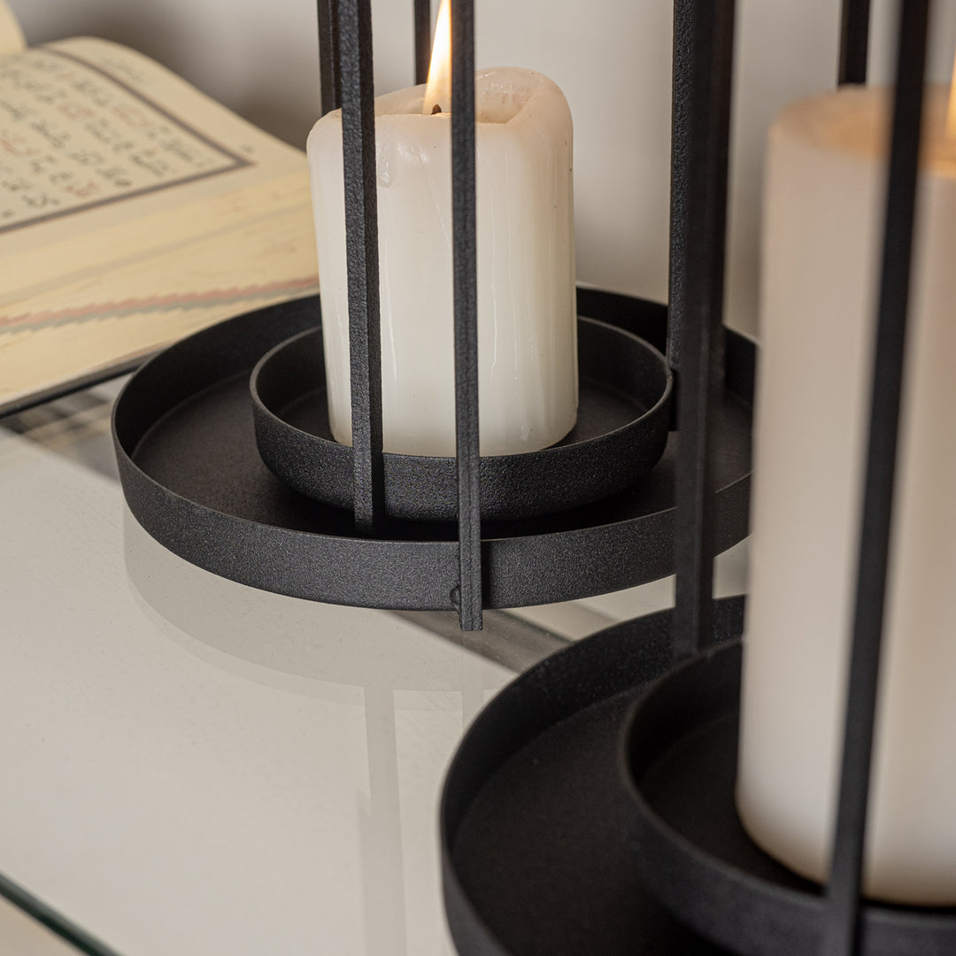 Metal Ramadan Candle Holder Set of 2 - WAMH145