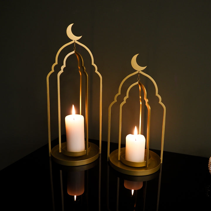 Metal Ramadan Candle Holder Set of 2 - WAMH145