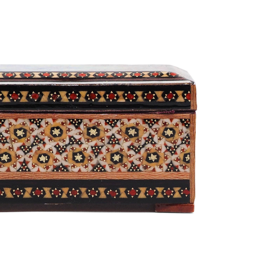 Handcrafted Hatem Inlaid Wooden Decorative Box - WAAH365