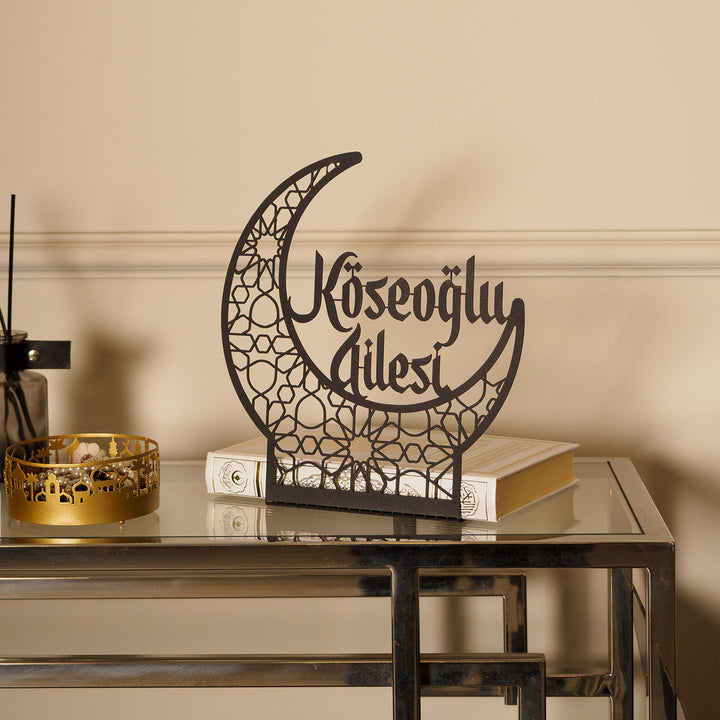 Personalized Metal Hilal Tabletop Decor - WAMH154