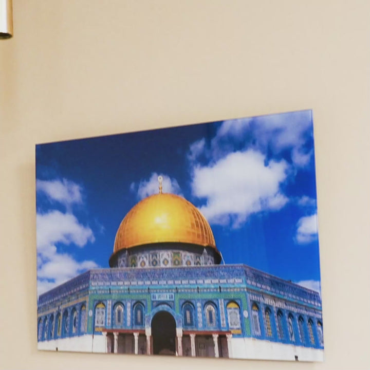 Dome of the Rock Glass Islamic Wall Art - WTC032