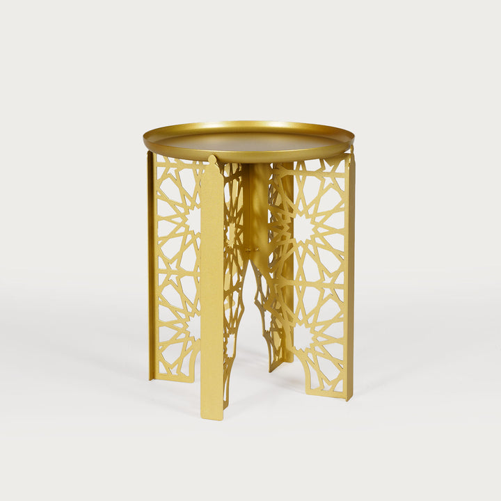 Emas M Metal Islamic Side Table - WAMZ012