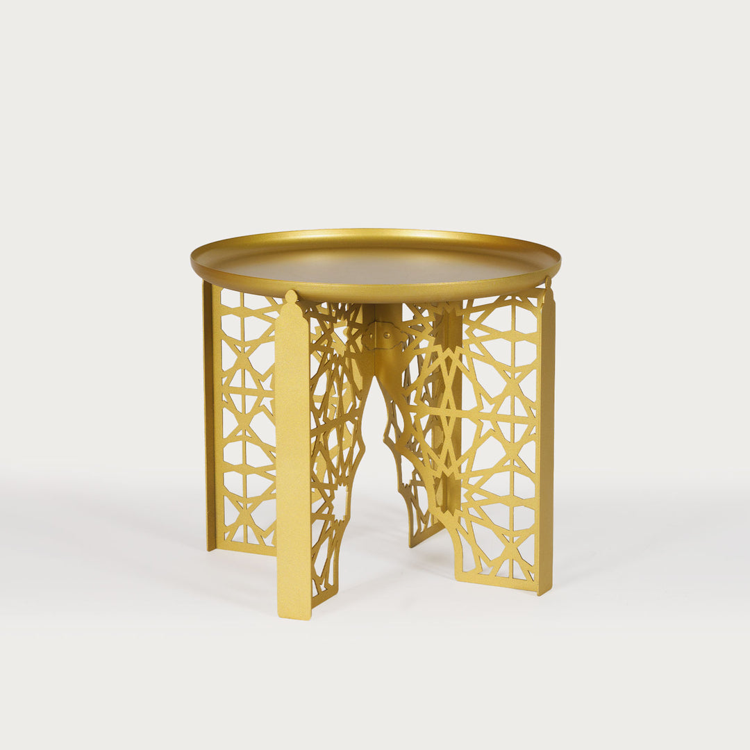 Emas S Metal Islamic Side Table - WAMZ014