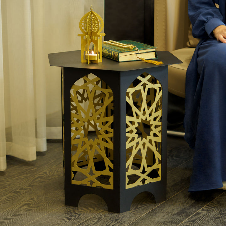 Ottoman Metal Islamic Side Table - WAMZ001